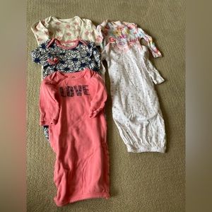 Infant Sleeper Gown, 0-6months - ALL 5 included!